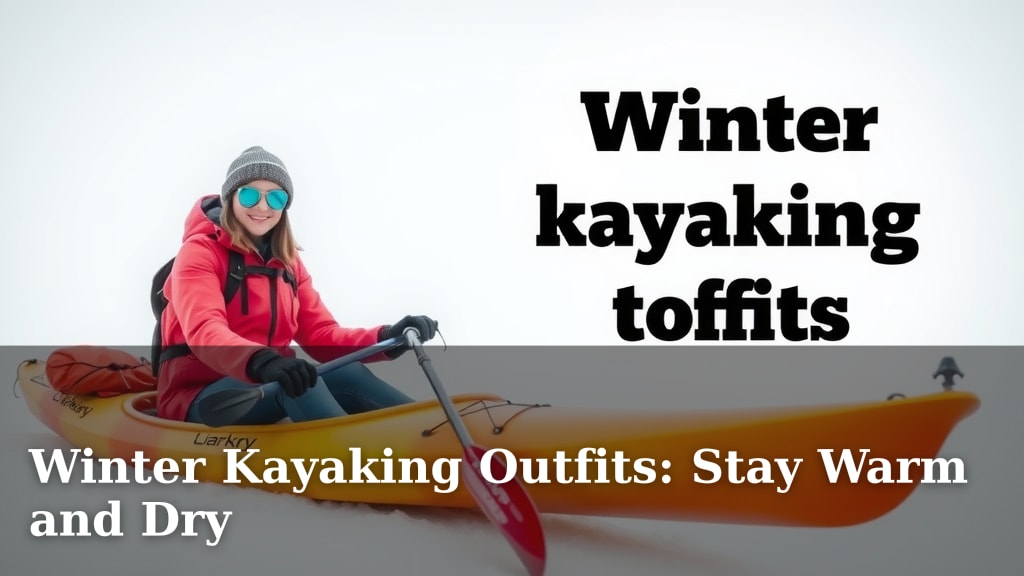 Winter Kayaking Outfits: Stay Warm and Dry