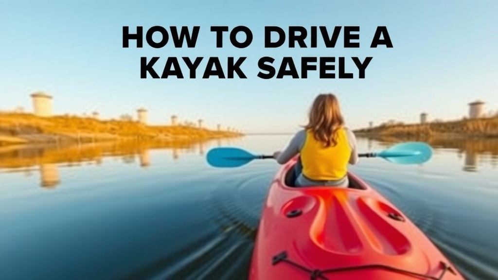 How to Drive a Kayak Safely: A Beginner's Guide