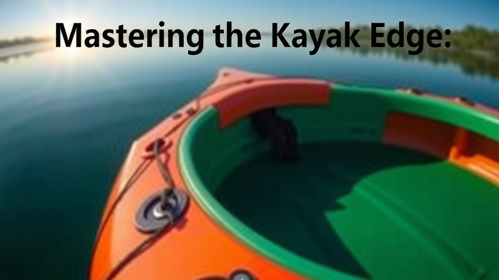 Mastering the Kayak Edge: A Step-by-Step Guide