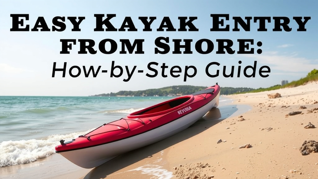 Easy Kayak Entry From Shore: Step-by-Step Guide