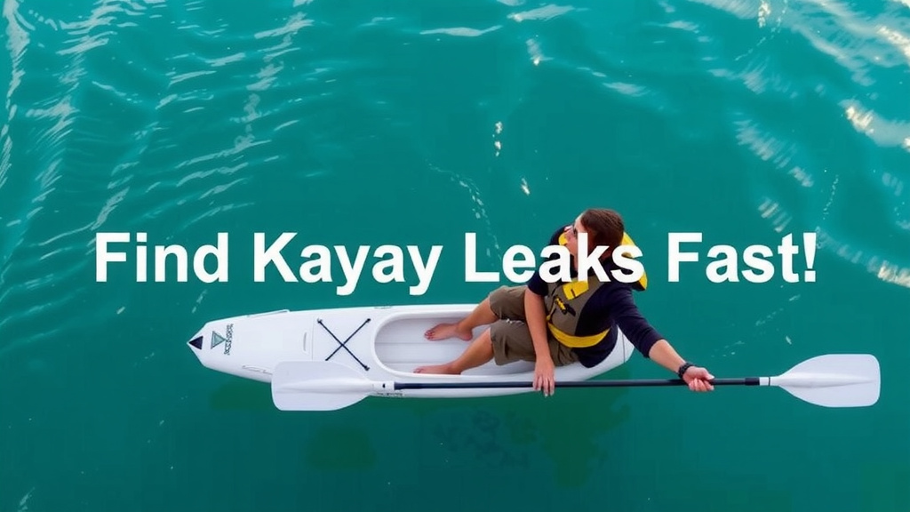 Find Kayak Leaks Fast: Simple DIY Repair Guide