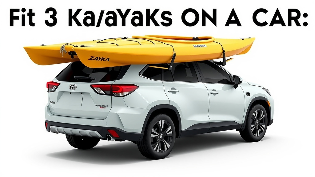Fit 3 Kayaks on Your Car: Expert Guide