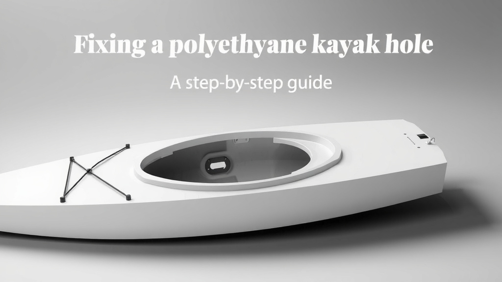 Fixing a Polyethylene Kayak Hole: A Step-by-Step Guide