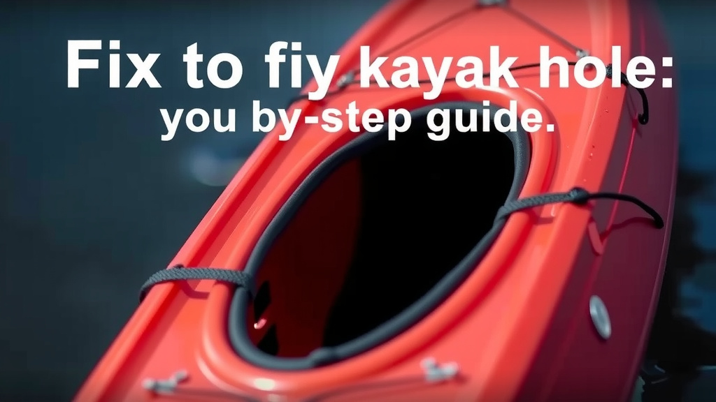 Fix Your Kayak Hole: A Step-by-Step Guide