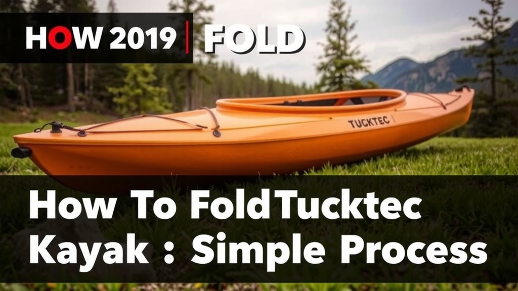 Folding Your Tucktec Kayak: A Simple Process