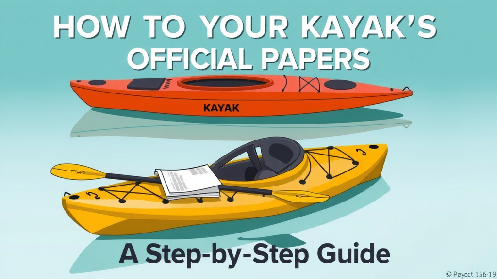 Getting Your Kayak's Official Papers