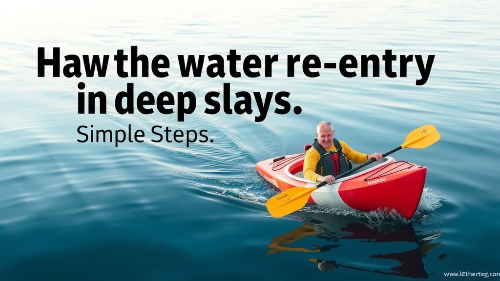 Mastering the Kayak Re-entry in Deep Water
