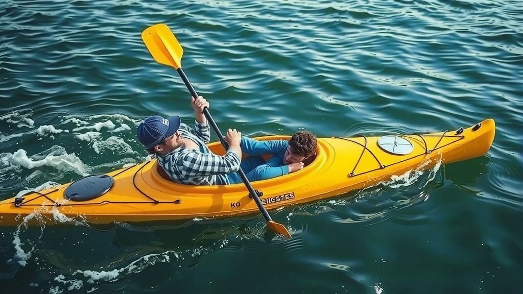 Getting Back In Your Kayak After Capsizing in Deep Water
