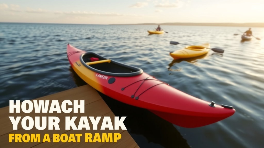 How to Launch Your Kayak from a Boat Ramp