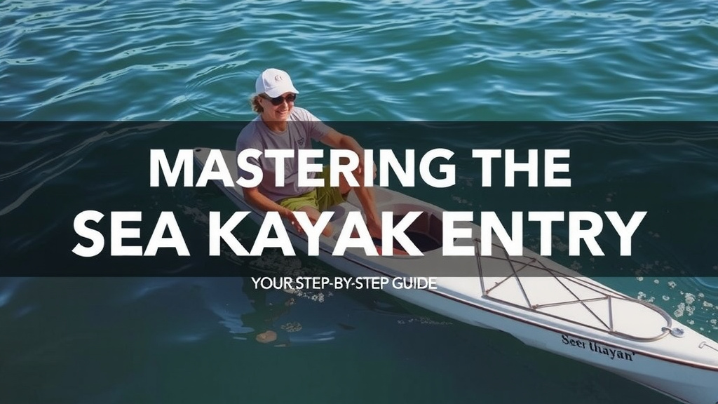 Mastering the Sea Kayak Entry: Your Step-by-Step Guide