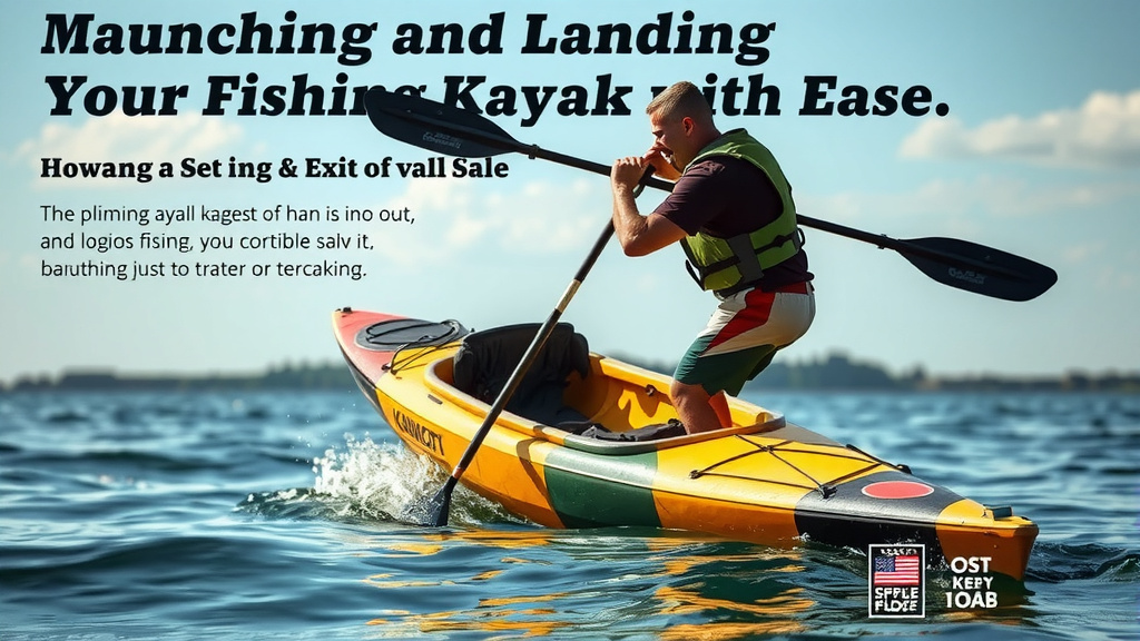 Launching and Landing Your Fishing Kayak with Ease