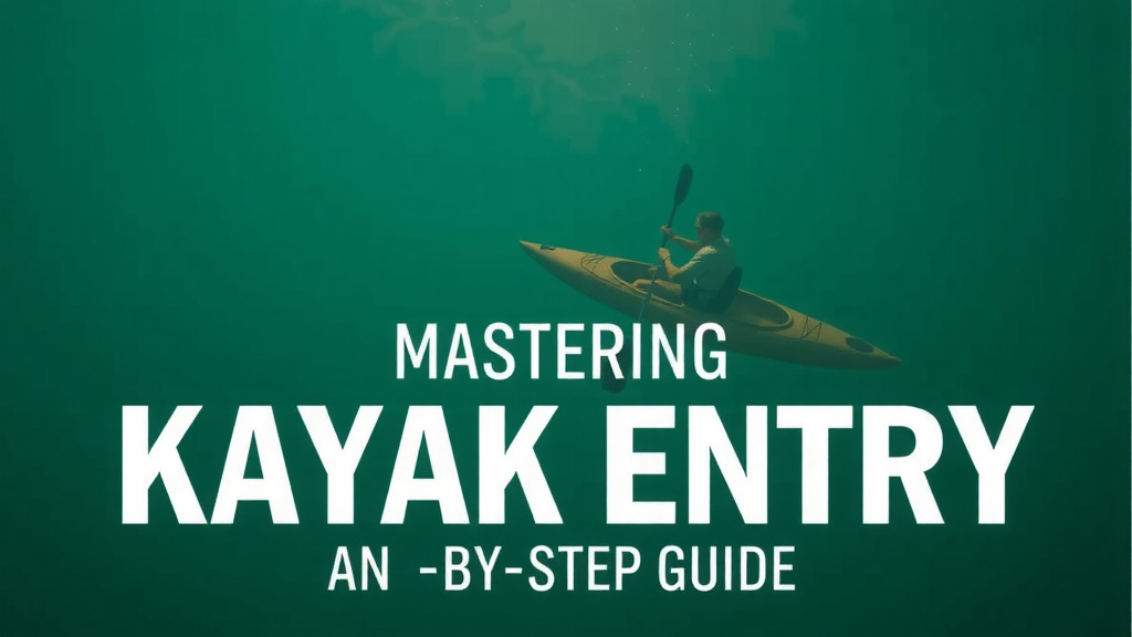 Mastering Kayak Entry: A Step-by-Step Guide