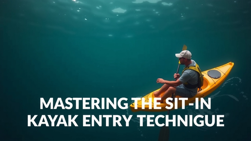Mastering the Sit-In Kayak Entry Technique