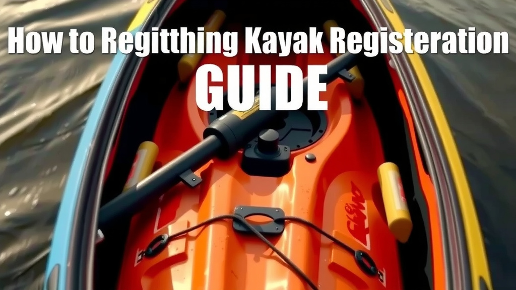 Getting Your Kayak Legal: A Simple Registration Guide