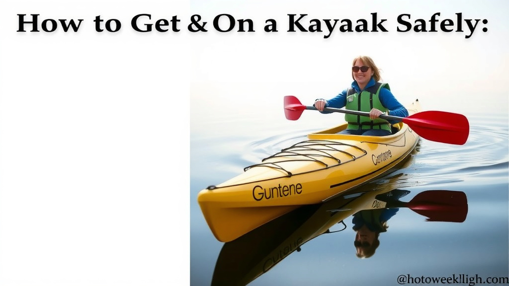 How to Get On a Kayak Safely: A Step-by-Step Guide
