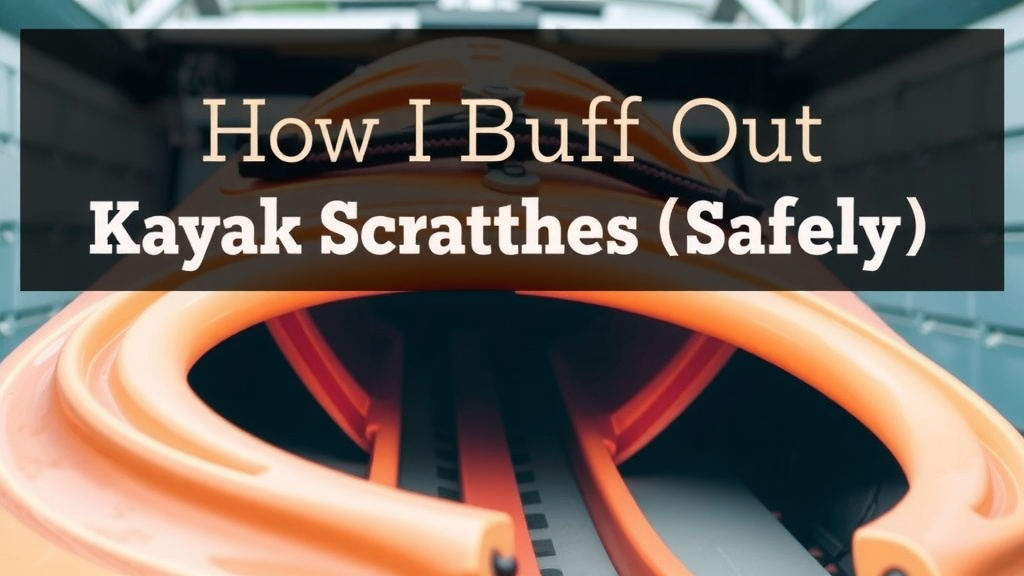 How to Buff Out Kayak Scratches Safely