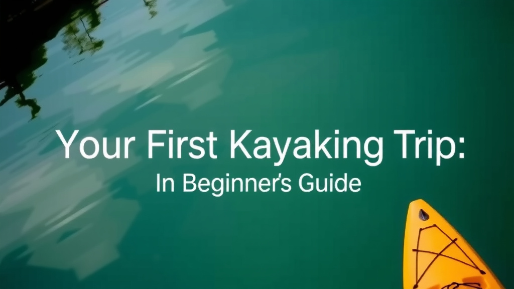 Your First Kayaking Trip: A Beginner's Guide