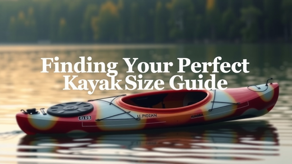 Finding Your Perfect Kayak Size Guide
