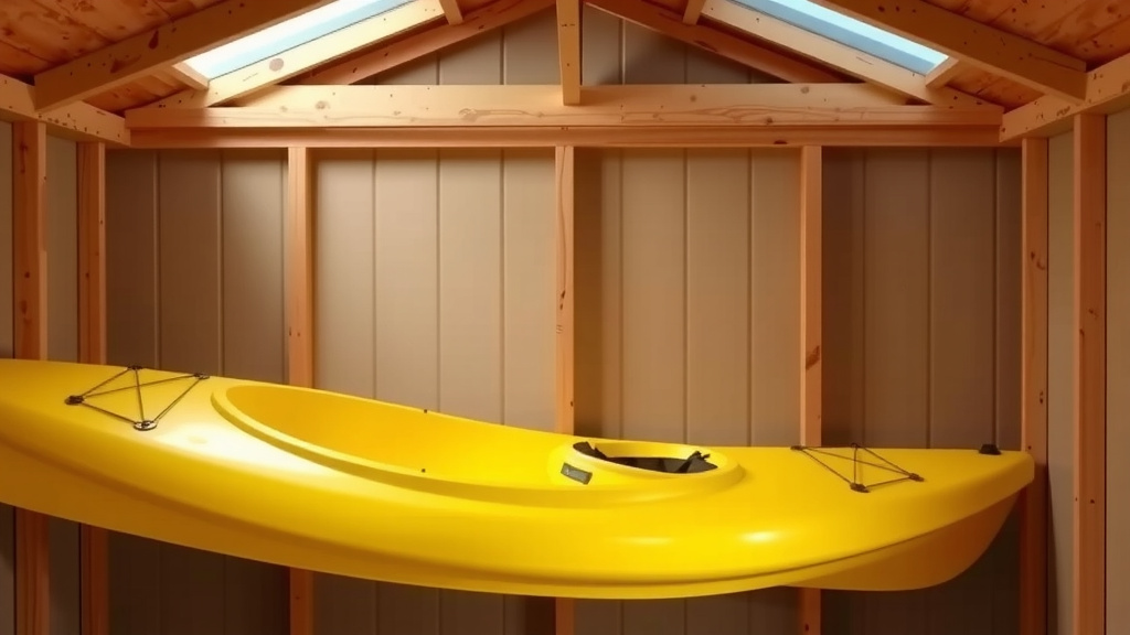 How to Hang Your Kayak in a Shed: A Simple Guide