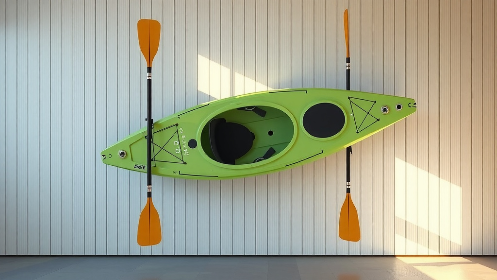 Storing Your Kayak Safely on the Wall