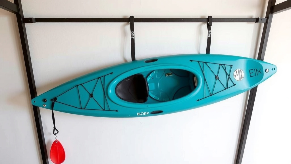 How to Hang a Kayak Vertically: Space-Saving Storage
