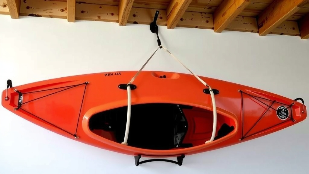 Storing Your Kayak Up and Out of the Way