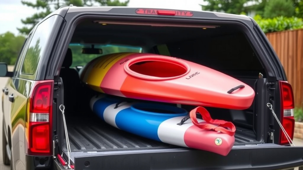 Getting Your Kayaks to the Water: A Truck Hauling Guide