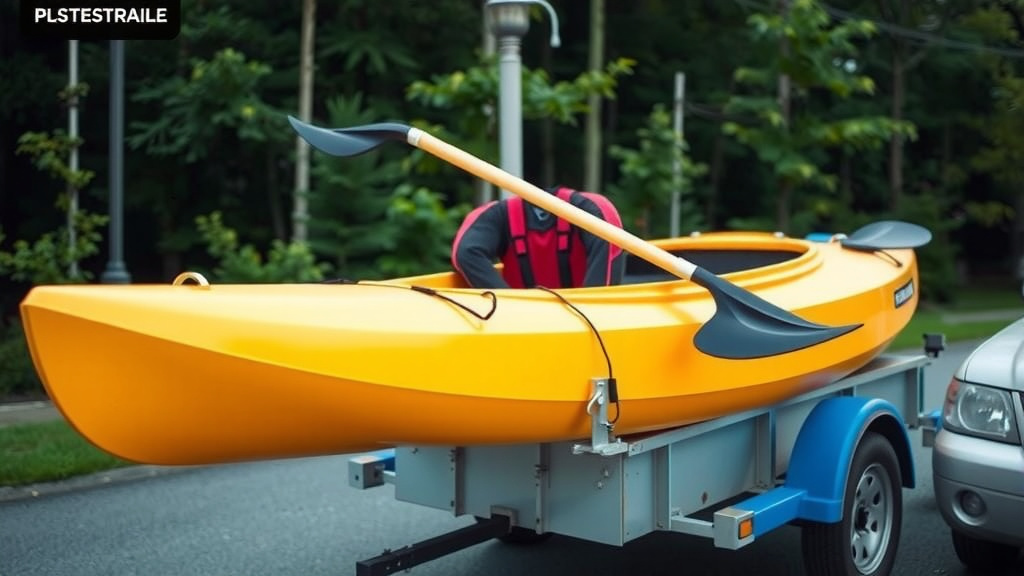 How to Haul Kayaks on a Trailer Safely