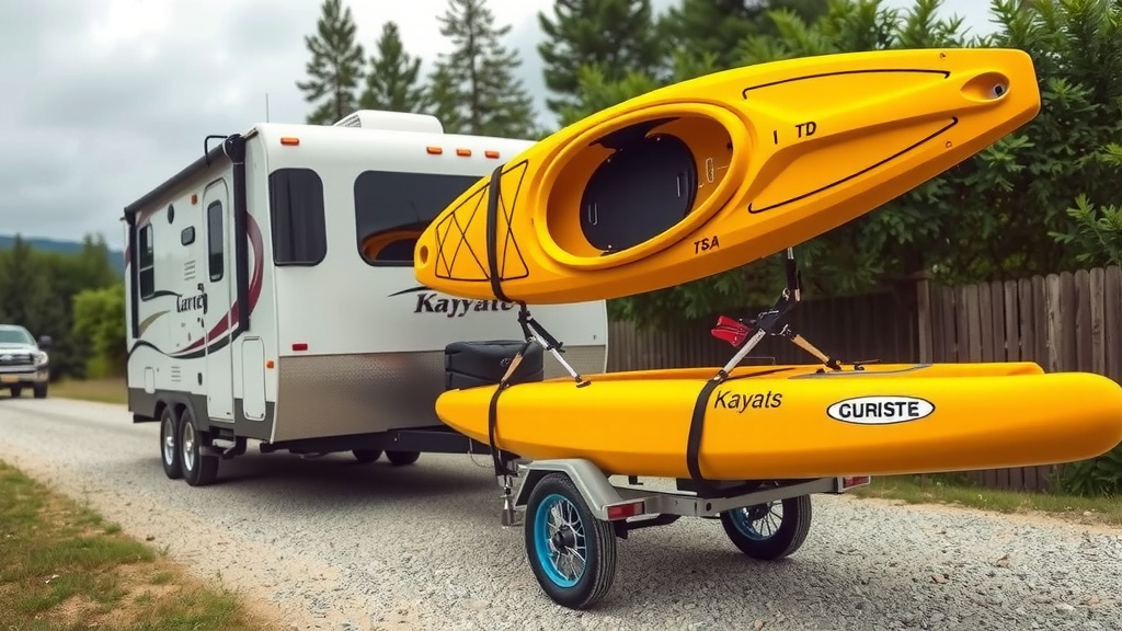 Transporting Your Kayaks with a Fifth Wheel Camper