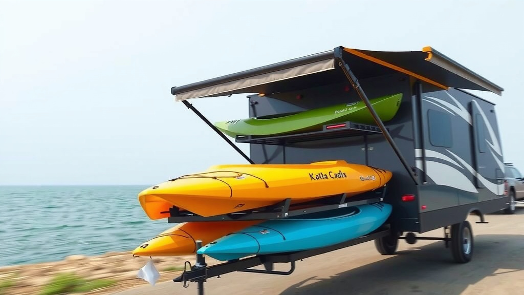 Hauling Kayaks with a Fifth Wheel Camper: Your Guide