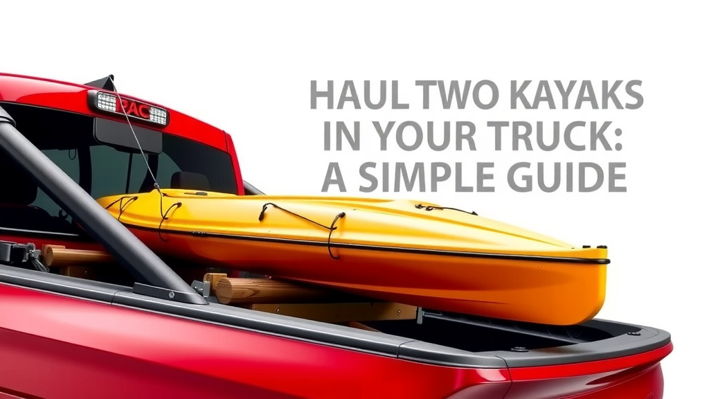 Haul Two Kayaks in Your Truck: A Simple Guide