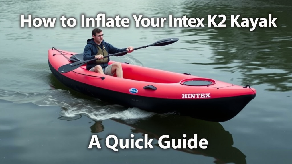 How to Inflate Your Intex K2 Kayak: A Quick Guide