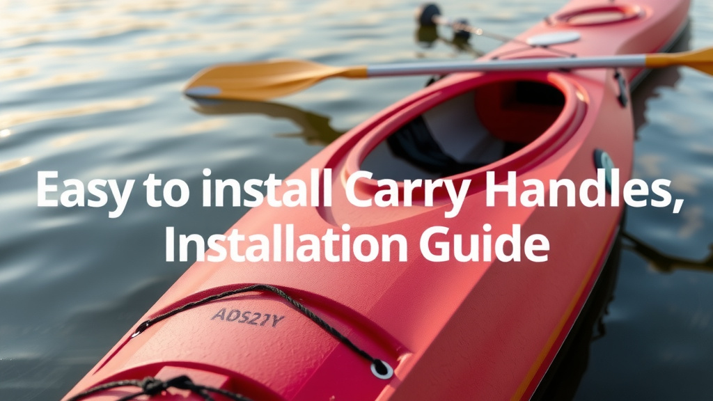 Easy Kayak Carry Handle Installation Guide