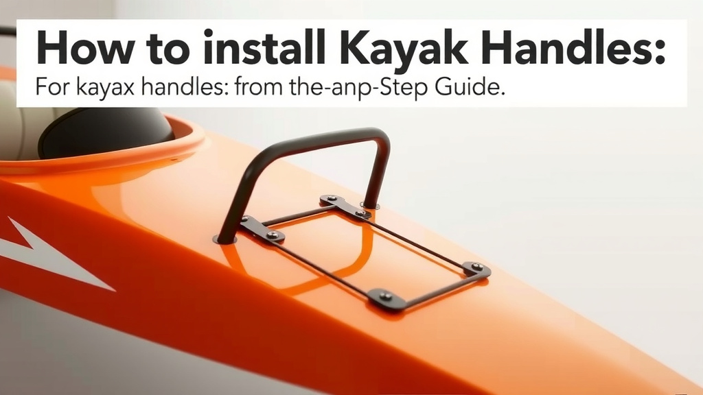 How to Install Kayak Handles: A Step-by-Step Guide