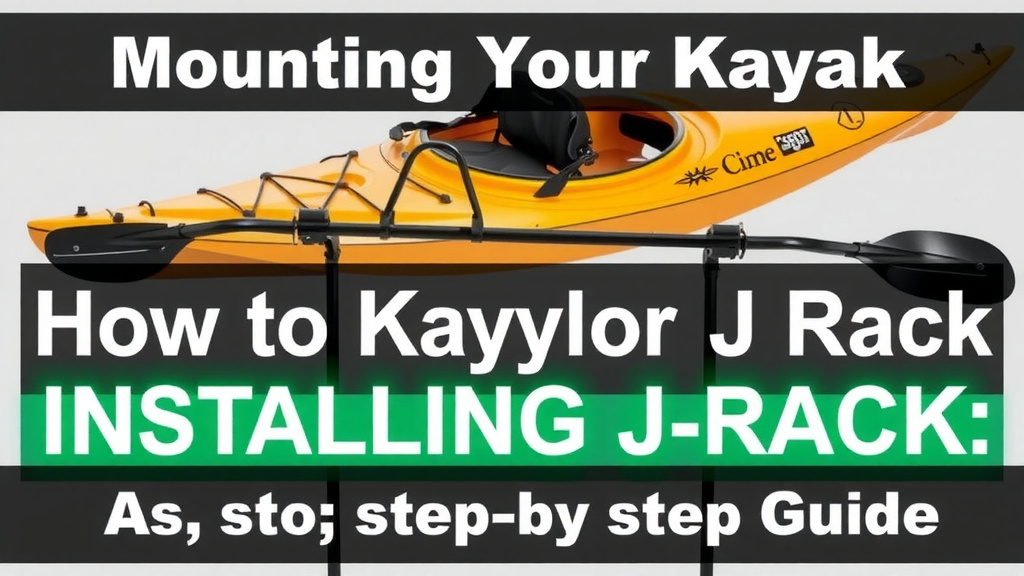 Mounting Your Kayak: A Guide to Installing J Racks