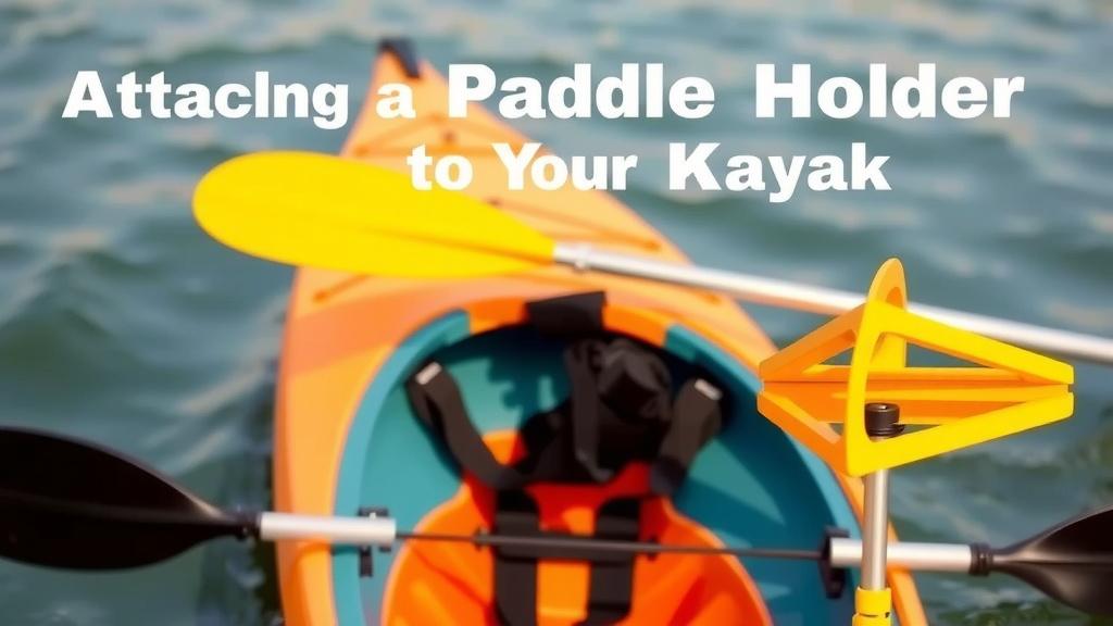 Attaching a Paddle Holder to Your Kayak