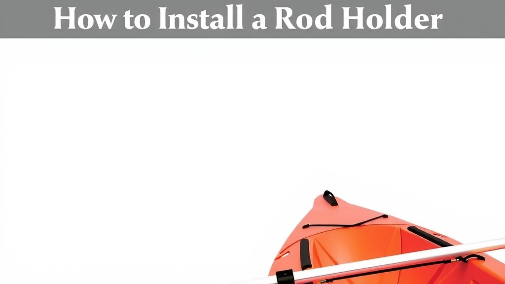 How to Install a Rod Holder on Your Kayak