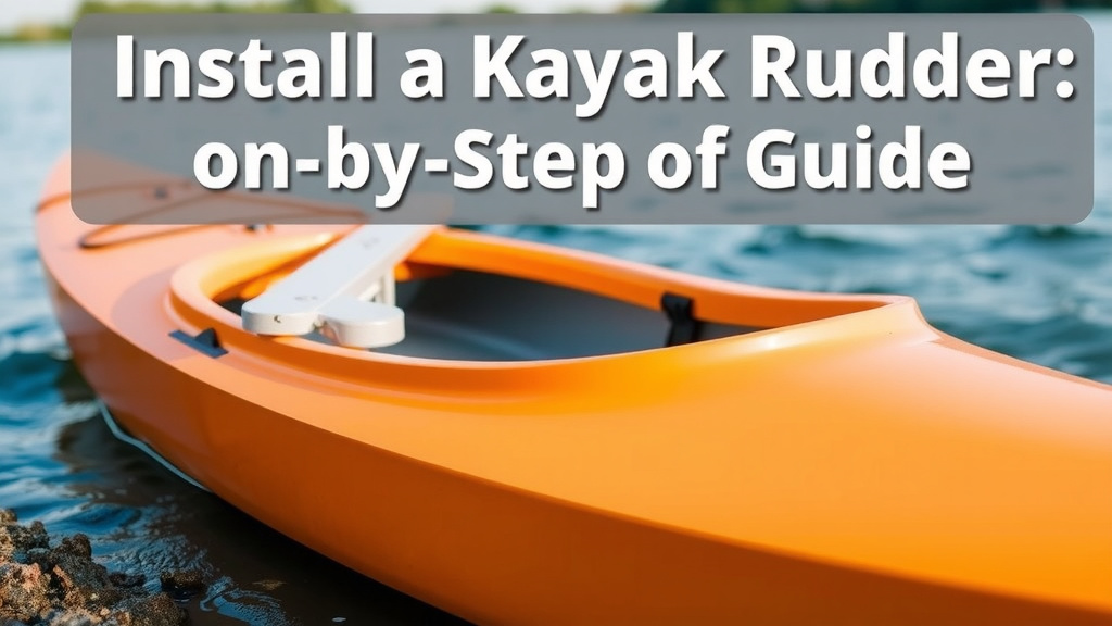 Install a Kayak Rudder: Step-by-Step Guide