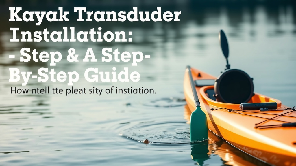 Kayak Transducer Installation: A Step-by-Step Guide