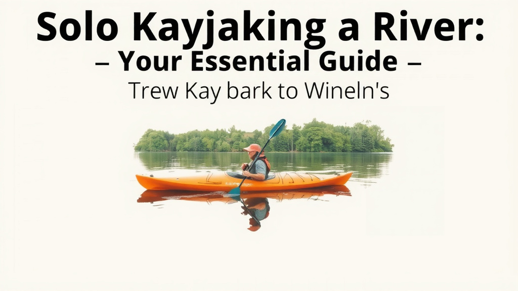Solo Kayaking a River: Your Essential Guide