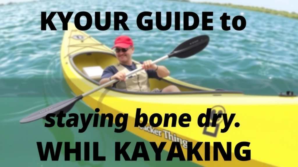 Your Guide to Staying Dry While Kayaking