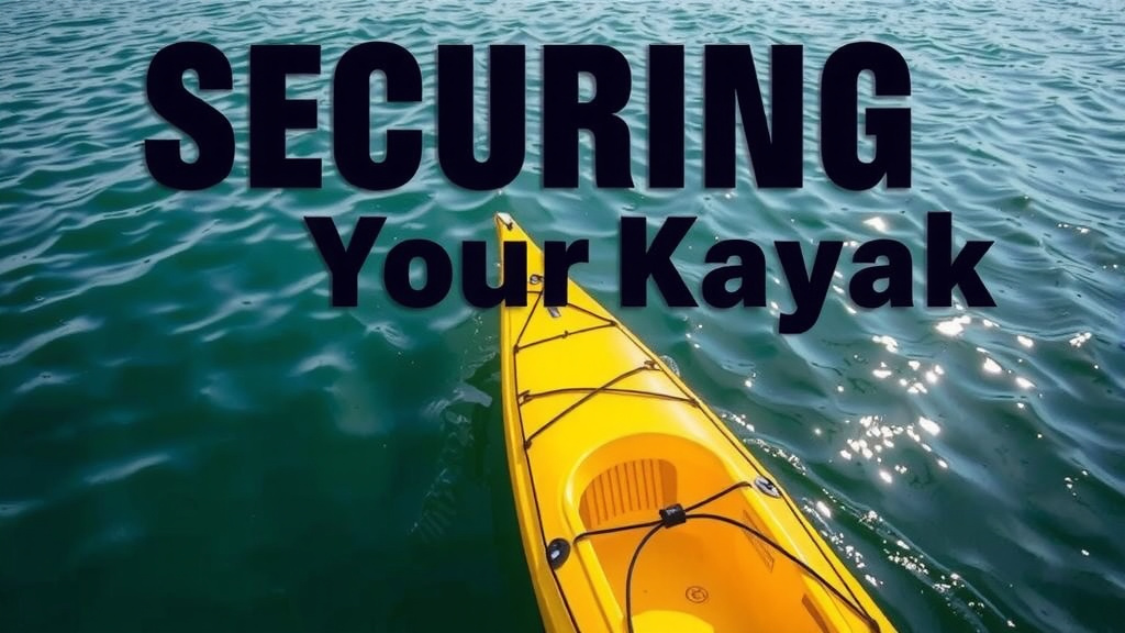 Securing Your Kayak: Why It Matters and How to Do It