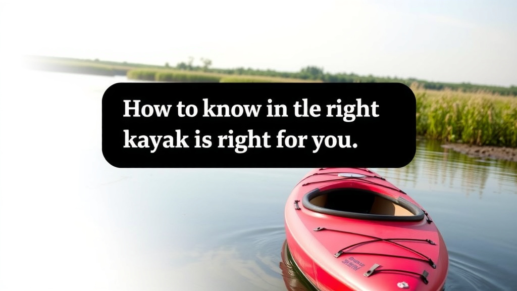 Choosing the Right Kayak for You