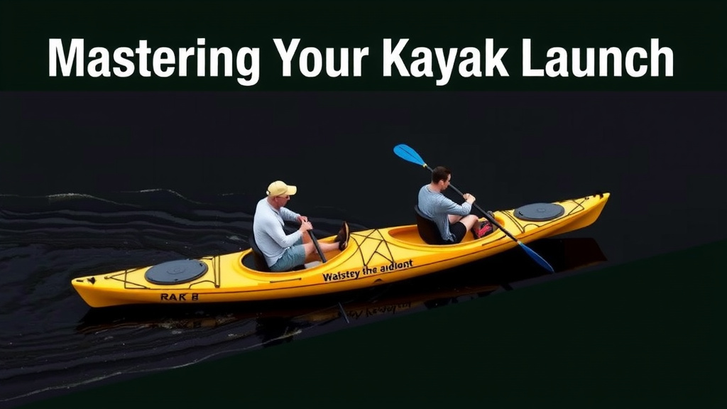 Mastering Your Solo Kayak Launch