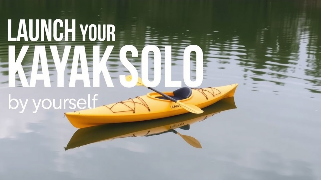 Launch Your Kayak Solo: A Step-by-Step Guide
