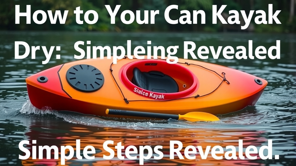 Launch Your Kayak Dry: Simple Steps Revealed