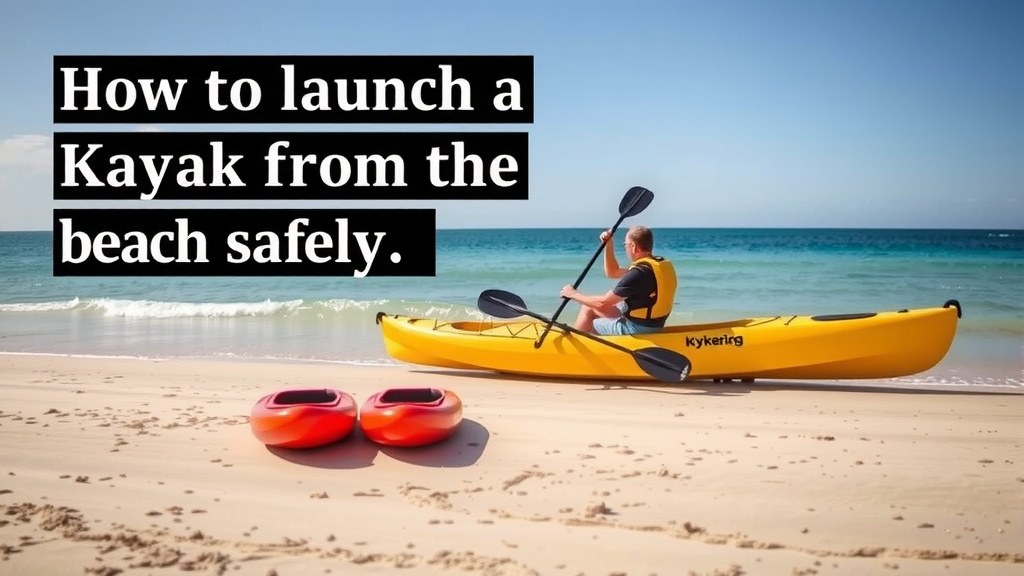 How to Launch a Kayak From the Beach Safely