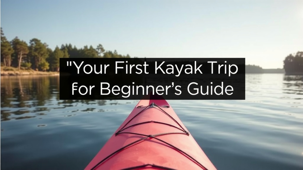 Your First Kayak Trip: A Beginner's Guide