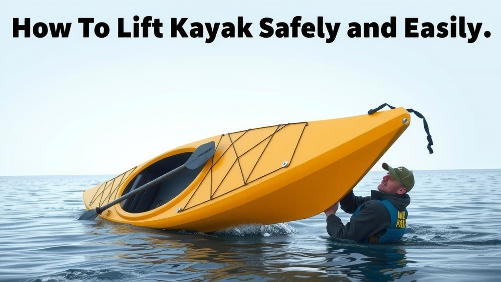 How to Lift a Kayak Safely and Easily