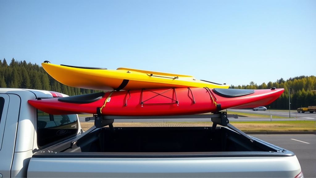 Safely Loading Two Kayaks Onto Your Truck Bed